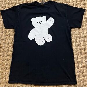 Teddy Bear Tee - Women’s Medium Black - Short Sleeve